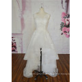 Unique Lace Wedding Dress A-Line Knee Length Wedding Dress